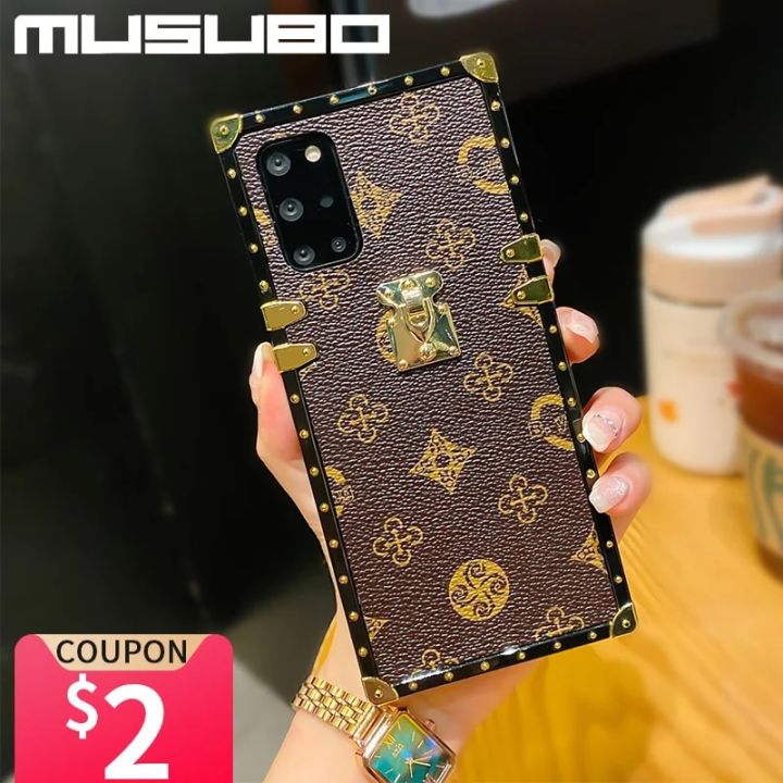 Musubo Retro Case For Samsung Galaxy S23 Plus S22 Ultra S20 FE S21 A52S A53 A54 A13 A14 Note 20 Ultra Fundas Cover Luxury Coque