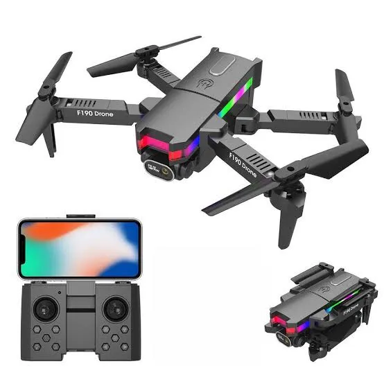 RC Mini Drone with Dual Camera Hd 4k WIFI FPV Fixed Altitude Brushless  Motor RC Quadcopter Helicopter
