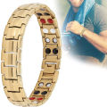 Men's Copper Magnetic Bracelet for Arthritis Pain Relief Elegant 99.99% Solid Copper Bracelets with Double-Row Strong Magnets 087.