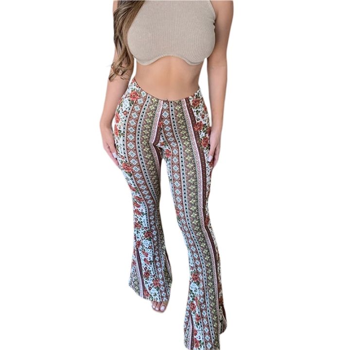 Frauen%20Boho%20Flare%20Pants%20Ethnic%20Tribal%20Print%20Bell%20Bottom%20Yoga%20Palazzo%20Hose%20-%20Image%207