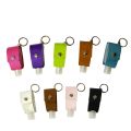 【DM bag factory Store】Keychain Hand Sanitizer Holder Travel Bottle Refillable Containers 30ml Flip Cap Reusable Bottles Carrier. 