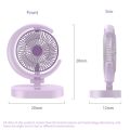 Xiaomi Mijia New Electric Fan Folding Desk Lamp Fan 3 Gears Wind Speed and Lights USB Rechargeable Portable Fans 1200mAh.