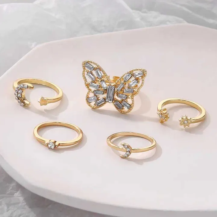 5%20Pes%20Butterfly%20Ring%20Set%20For%20Women%20/%20Fingers%20Stylish%20Butterfly%20Ring%20Set.%20-%20Image%205