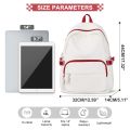 Kawaii School Backpack for Women, Water Resistant College Bookbag with 14 Inch Laptop Sleeve Aesthetic Daypack for Travel Work. 