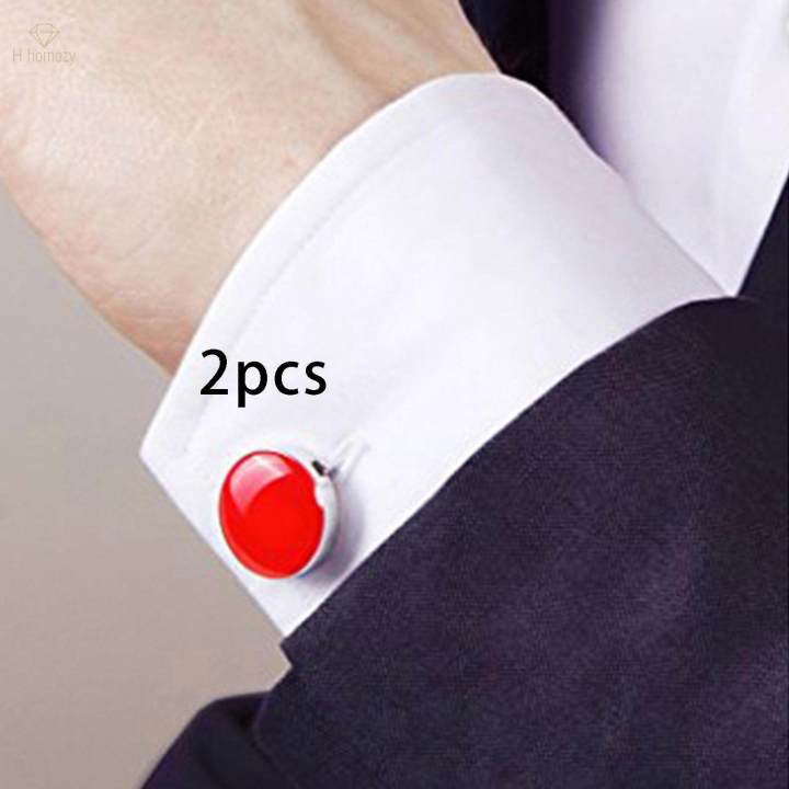 2x%202Pcs%20Cufflinks%20Dress%20Shirts%20Decor,%20Party%20Suit%20Clothes%20Decoration%20Wedding%20Delicate%20Button%20Rs%20Novelty%20Gifts%20Shirt%20Accessories%20-%20Image%204