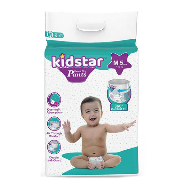 KIDSTAR Pant Diaper Medium 5Pcs