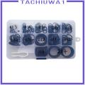 [TACHIUWA1] Pack of 170, Scuba Diving Rubber O-Ring Kit Assorted Set with Pick & Case, 12 Sizes for Dive Tank Vlave Hoes Regulator etc. 