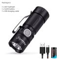 Alonefire X30 Rechargeable Mini Led Flashlight 16340 battery Usb Powered Flash Light Pocket Torch Lamp XPG Wick Flashlights. 