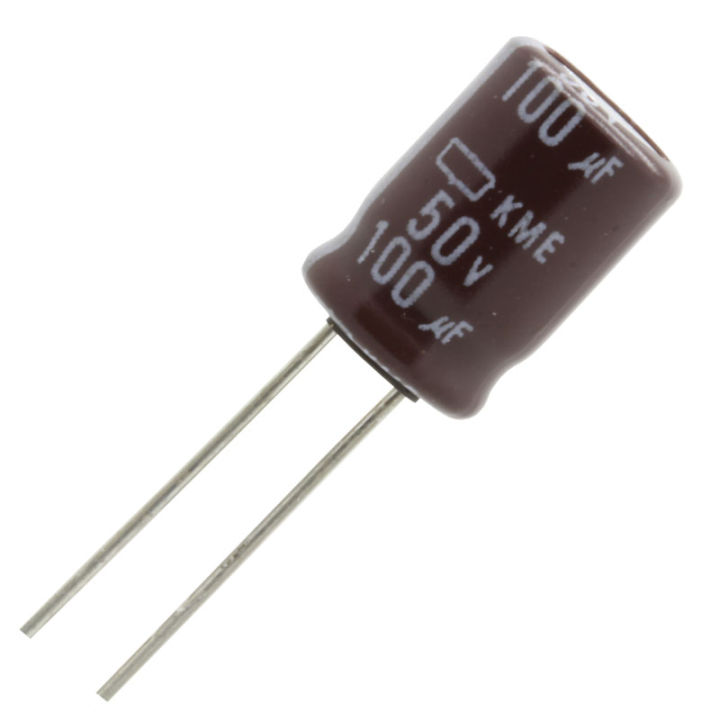 10Pcs-%20100uF%2050V%20RADIAL%20Electrolytic%20Capacitor%20100uF%2050V%20Radial%20Polarized%20Aluminum%20Electrolytic%20Capacitors%202%20Pin%20Leads%20Connections%20Leg%20-%20Image%203