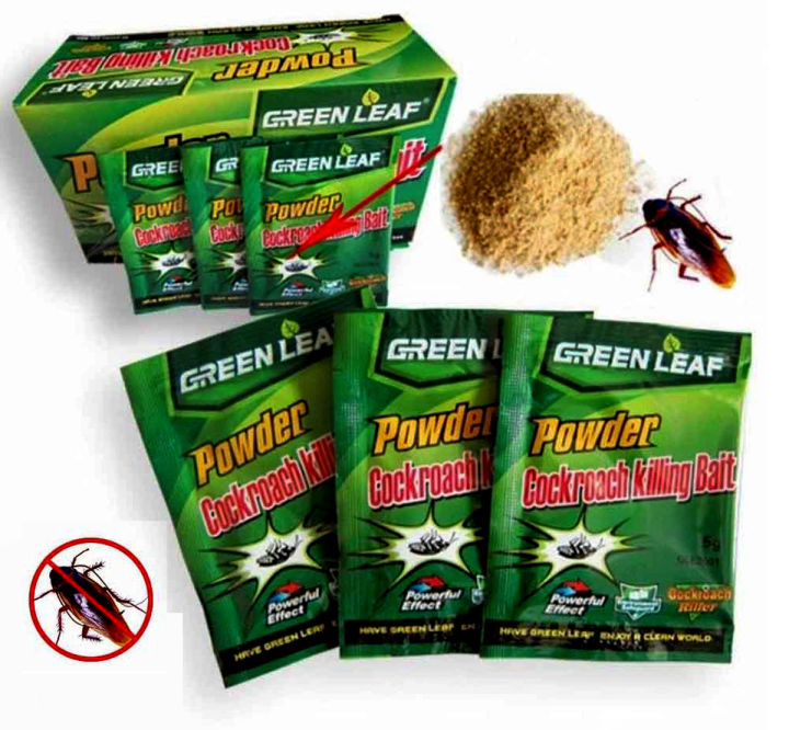 10 pcs English green leaf kill cockroach clear cockroach medicine furniture kitchen cockroach bait