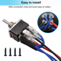 Momentary 6 Pin 3 Position (ON)-Off-(ON)UP/Down Polarity Reverse Switch Black Plastic,Metal.