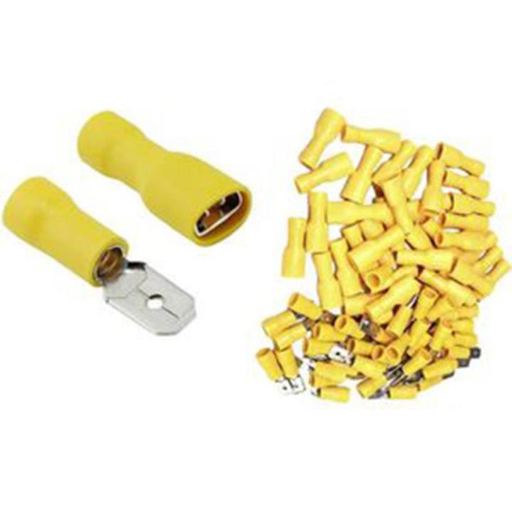 Product details of 4 pair/8 pcs FDFD FDD MDD 4rm 2.5-250 5-250 Female Male Insulated Electrical Crimp Terminal Connectors Cable Wire Connector High quality copper material made for the connectorTinplating treatment for the surface of the connector, a