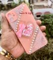 For iPhone 12 New Ladies With Stone Butterfly & Glitter Ladies phone Cover  For iPhone 12 Back Case Cover. 