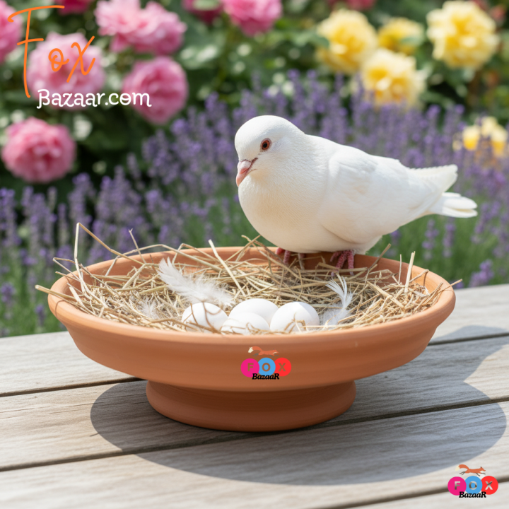Code-%206084%20-%201%20Pcs%20Terracotta%20Clay%20Nesting%20Bowl%20for%20Pigeon%20Egg%20Laying%20(Natural)%20%7C%20bird%20cage,bird%20accessories,bird%20food,bird%20toys,bird%20nest,bird%20harness,bird%20cage%20big%20size,bird%20feeder,bird%20house,bird%20cage%20decoration,bird%20cage%20big%20size%20steel,cage%20small%20-%20Image%202