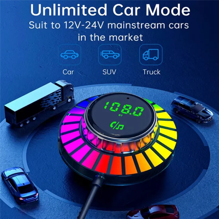 Bluetooth%205.3%20FM%20Transmitter%20Car%20Adapter,%20PD30W%20&%20QC3.0%20Wireless%20-%20Image%203