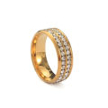 【Surprise Price】Titanium Steel Ring Women's Design Sense Niche Ins Light Luxury All-match No Fading Stainless Steel Jewelry Bracelet.
