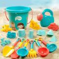 18 Pieces Beach Sand Toys Set Sand Castle Sandbox Toys for Party Favors Kids.