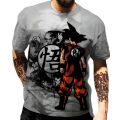 Goku Clothes Men's T-shirt Casual Tops Anime Tee Dragon Ball Z T Shirts Boys T-shirts Children's Clothing Short Sleeved Man Tee. 