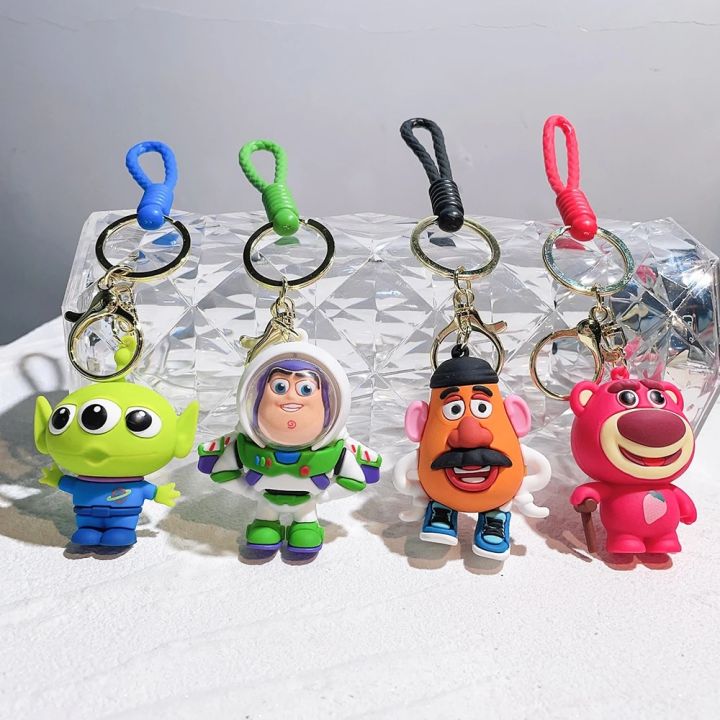 Toy%20Story%20Keychain%20Cute%20Three%20Eyes%20Alien%20Keyring%20Pendant%20Kawaii%20Disney%20Bag%20Accessories%20Decorative%20Gift%20Key%20Chain%20Girls%20-%20Image%204