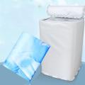 【The road to happiness Store】1 PC Washing Machine Cover Dustproof Polyester Satin Cloth Floral Zippered Waterproof Washer Protector Washing Machine Case. 