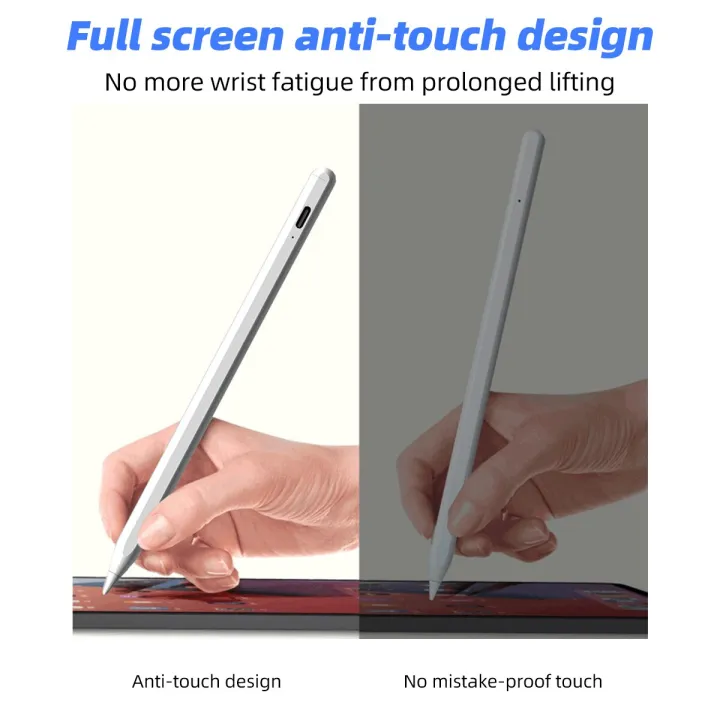 Palm%20Rejection%20Stylus%20Pen%20Bluetooth%20Touch%20Screen%20Pen%20Writing%20Drawing%20For%20Apple%20Pencil%202%20Magnetic%20Design%20For%20Ipad%20Mini5%20Tablet%20-%20Image%203