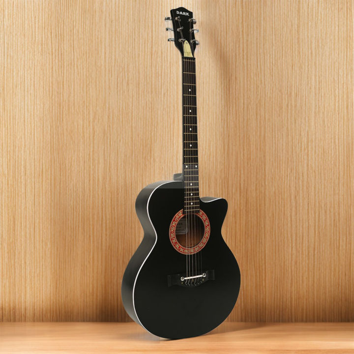 BK-100B%20New%20Black%20Acoustic%20Guitar%20Bundle%20with%20Gig%20Bag,%20Picks,%20Strap,%20Capo,%20Strap%20Lock,%20and%20Pick%20Holder%20-%20Image%204