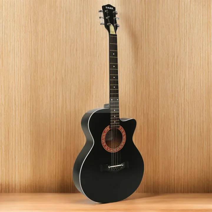 BK-100B%20New%20Black%20Acoustic%20Guitar%20Bundle%20with%20Gig%20Bag,%20Picks,%20Strap,%20Capo,%20Strap%20Lock,%20and%20Pick%20Holder%20-%20Image%204