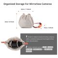 PGYTECH Drawstring Bag OneGo Mirrorless Camera Bag Camera Case SLR Storage Lens Shoulder Bag For Fujifilm Canon Sony Nikon. 