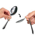 TIFUNI Blue sea Bend Spoon Bending Magic Tricks Street Close Up Magic Tricks Classic Magic Toys.