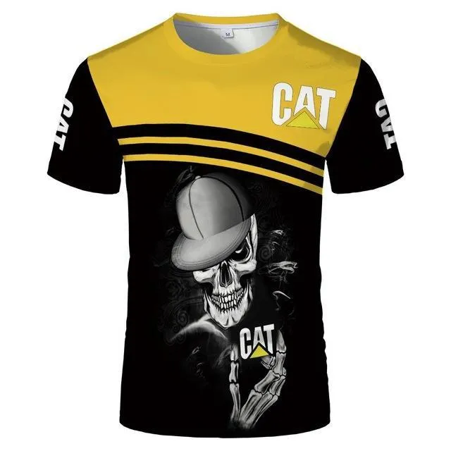 2022%20Summer%20Caterpillar%203dt%20T%20Shirt%20Men's%20Avatar%203D%20Print%20Shirt%20Black%20Fashion%20Short%20Sleeve%20Casual%20Top%20-%20Image%202