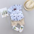 Fashion Baby Boy's Suit Summer Casual Clothes Set Top Shorts 2PCS Baby Clothing Set for Boys Infant Suits Kids Clothes. 