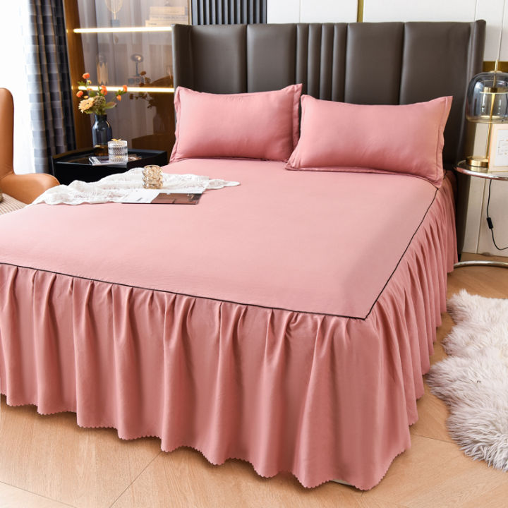 3DWF%20Bedspread,%20Bedspread,%20Skirt%20Bed%20Cover,%20Single%20Piece%20Protective%20Cover,%201.5m%201.8m%20Bed%20Sheet,%20Skirted%20Fitted%20Sheet,%20180x200%20Three%20-%20Image%204