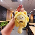 Sanrio Kuromi Plush Animal Keychain Little Tiger Kuromi My Melody Cinnamoroll Plush Toy Pendant Pom Pom Purin Cute lmage Doll. 