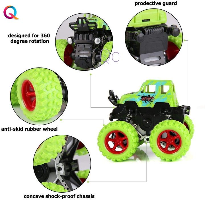 4%20Wheel%20Drive%20Friction%20Monster%20Truck%20Car%20With%20360%C2%B0%20Rotation%201pcs%20-%20Image%204