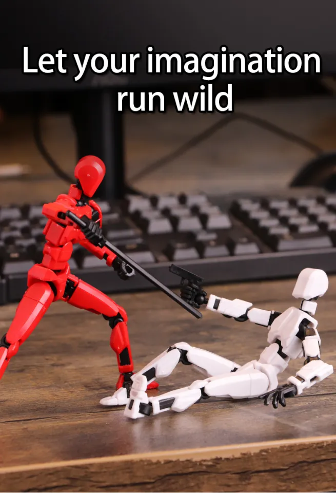 Titan 13 Action Figure T13 Model Figures 3D Printed Multi-Jointed