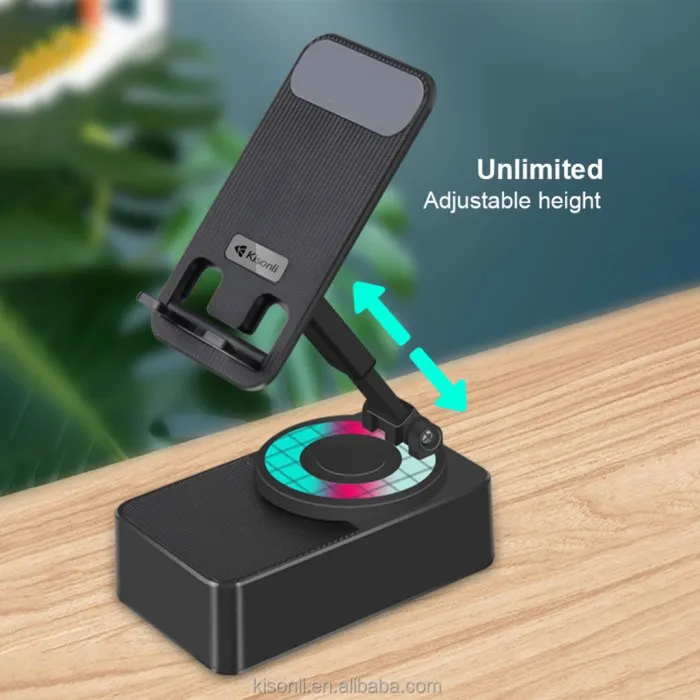 KISONLI%20M-1%20Wireless%20Folding%20Bracket%20RGB%20Bluetooth%20Speaker%20With%20360%20Degree%20Phone%20Holder%20Stand%20-%20Image%208