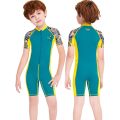 Children Swimsuit Fashion Printed Surfing Thin Diving Wetsuit For Kids Boys Short Swimwear One Piece Suit Swimming Scuba.