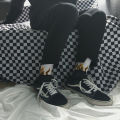 HoneyYami Unisex Flame Black White Yellow Fire Sokken Novelty Hip Hop Harajuku Socks Skateboard Calceines Mujer Street Skarpetki Socks. 
