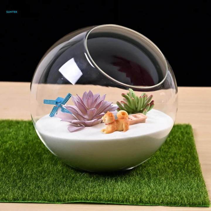 Terrarium Centerpiece Container for Home Decor Party Garden Diameter 15cm