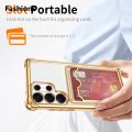 Fashions Sales promotion Plating Wallet Slot Portable Slim Clear TPU Case For Samsung S25 S24 S23 Ultra Plus S21 FE A56 A36 A26 A16 Drop Protection Cover. 