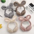 Kids Winter Headband Plush Women Ear Muffs Cute Rabbit Ear Earmuffs Ear Warmer. 