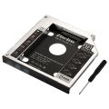 Laptop DVD to 2nd SSD/HDD Caddy Hard Drive Enclosures Size 12.7mm -Black.