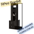 RK Stylish Black Dressing Table with Storage Cabinet and Drawers.