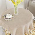 Tablecloth, ins, style, high-quality lace, photograph, dressing, dessert table, square table, dustproof round table, cover cloth, white coffee table.