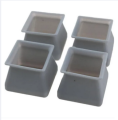 4 Pcs Square Chair Leg Caps – Anti-Slip Furniture Floor Protectors-Chair Leg Cover. 