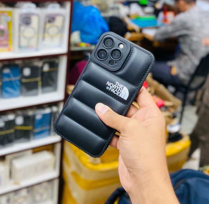 TPU%20The%20North%20Face%20Iphone%20Down%20Jacket%203D%20Puffer%20Case%20For%20iPhone%20Anti-fall%20Soft%20Phone%20Cover%20Mobile%20Case%20Cover%20-%20Black%20-%20Image%202