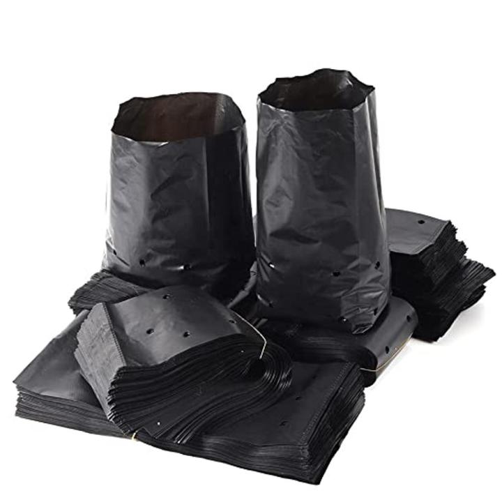 Nursery Black Poly Bag 10/10 inch (250gm -4kg) for Planting Nursery Pots Plant Grow Bags Seedling Planter