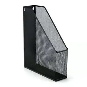 Metal Wire Mesh Wall Mount Magazine File Holder Book Document Rack Organizer
