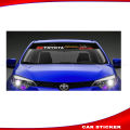 TOYOTA TRD Racing Car Universal Windshield reflective sticker Sport Windshield Banner Vinyl Decal Sticker CAR FRONT Windshield Glass Sticker.
