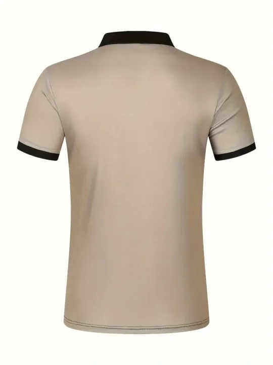 Amazon's%20new%20cross-border%20men's%20casual%20POLO%20t-shirt%20printed%20with%20V-neck%20button%20stripes%20in%20front%20pocket%20-%20Image%203